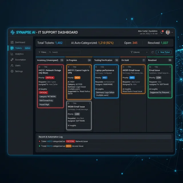 AI-Powered Support Ticketing System